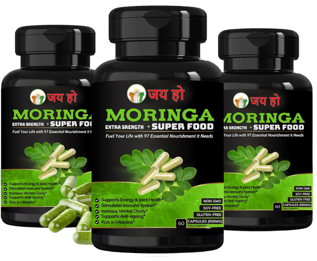 Moringa Capsules - Natural Herbal Supplement